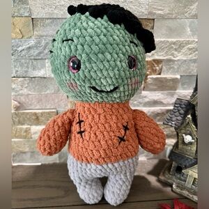Crochet handcrafted zombie